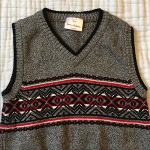 Boys Hanna Andersson Sweater Vest NWOT